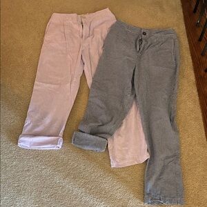 Free People Purple and Navy gingham Cropped Pants (2)
Perfect summer pants